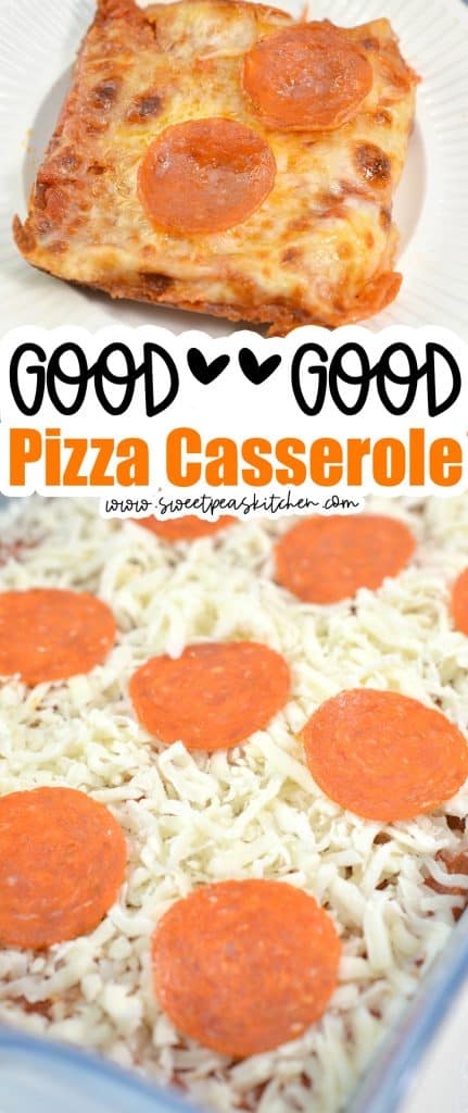 Low Carb Pizza Casserole - Sweet Pea's Kitchen