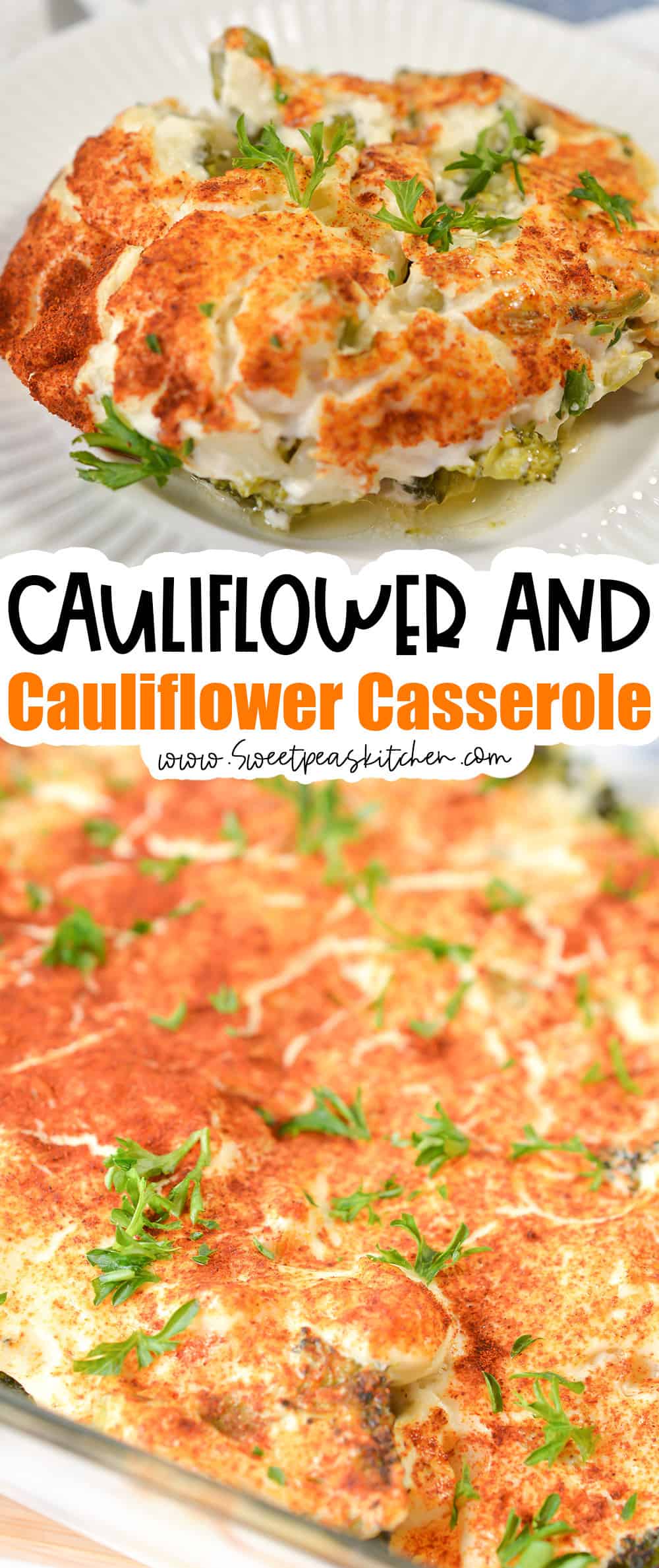 Cauliflower and Broccoli Casserole