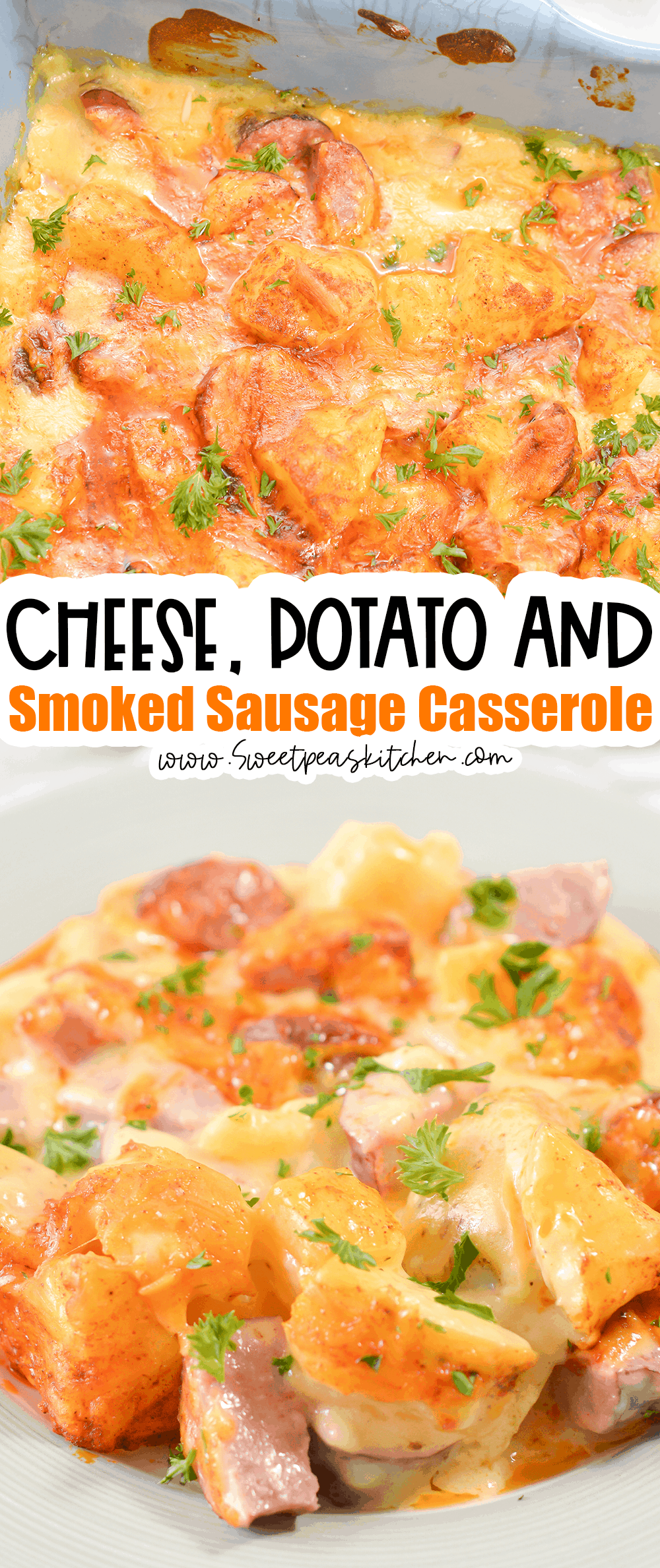 Cheese, Potato and Smoked Sausage Casserole