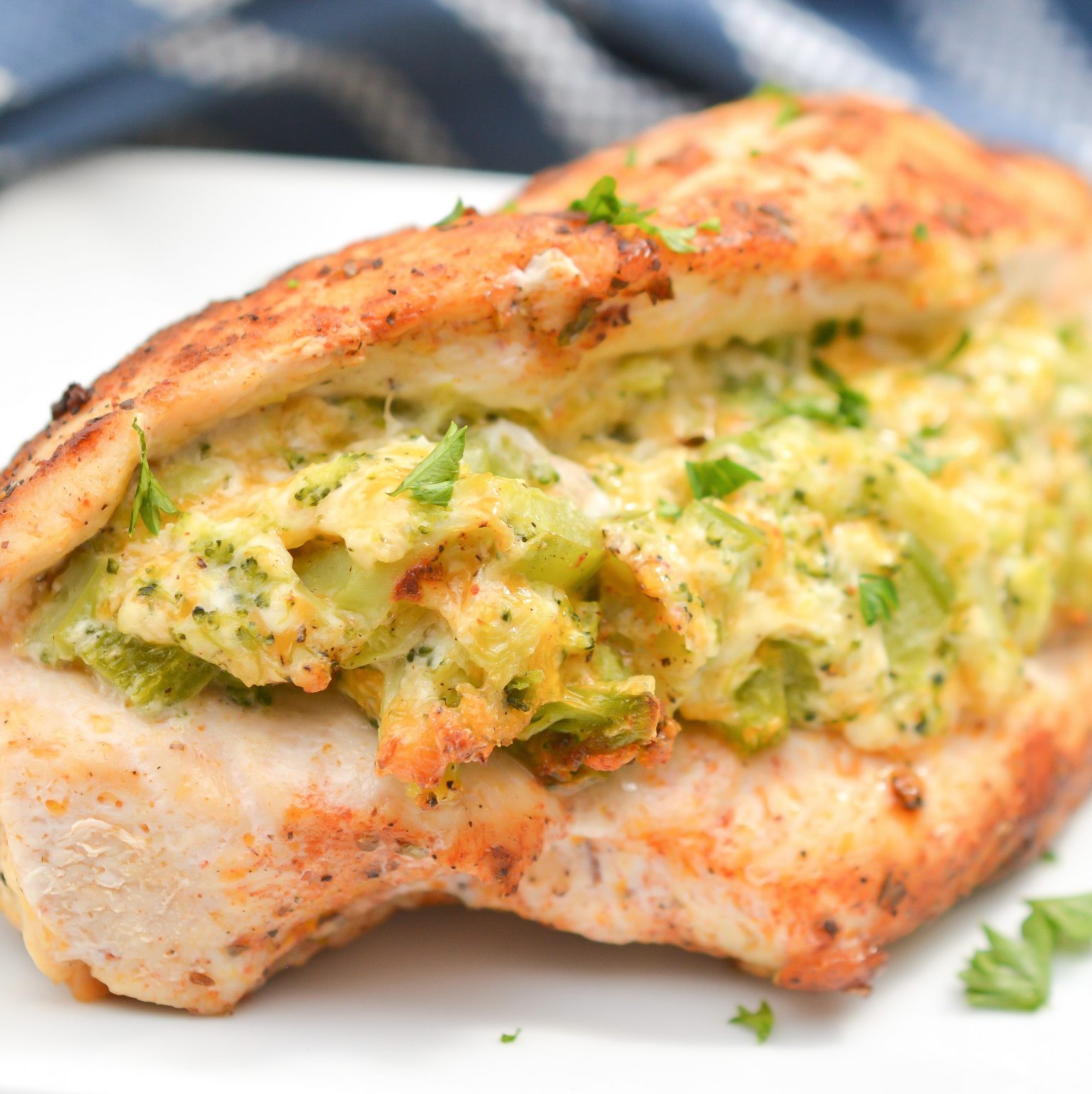 Cheesy Broccoli Stuffed Chicken Breasts Sweet Pea's Kitchen