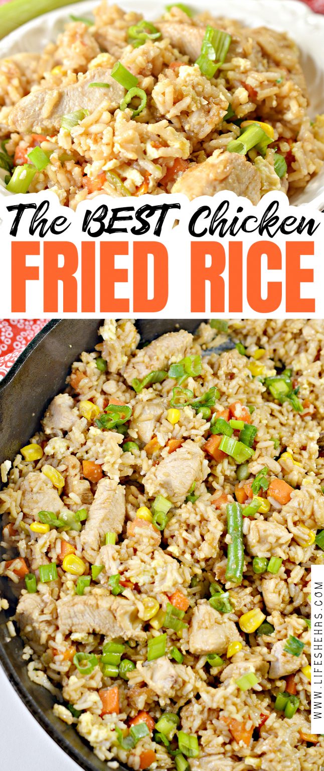 Better than Takeout Chicken Fried Rice - Sweet Pea's Kitchen