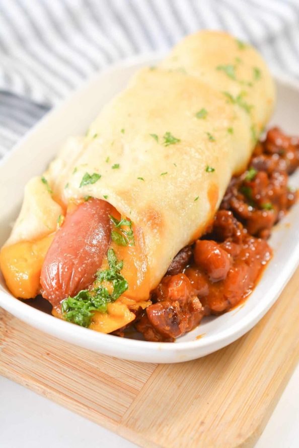 Chili Cheese Dog Bake Sweet Pea's Kitchen