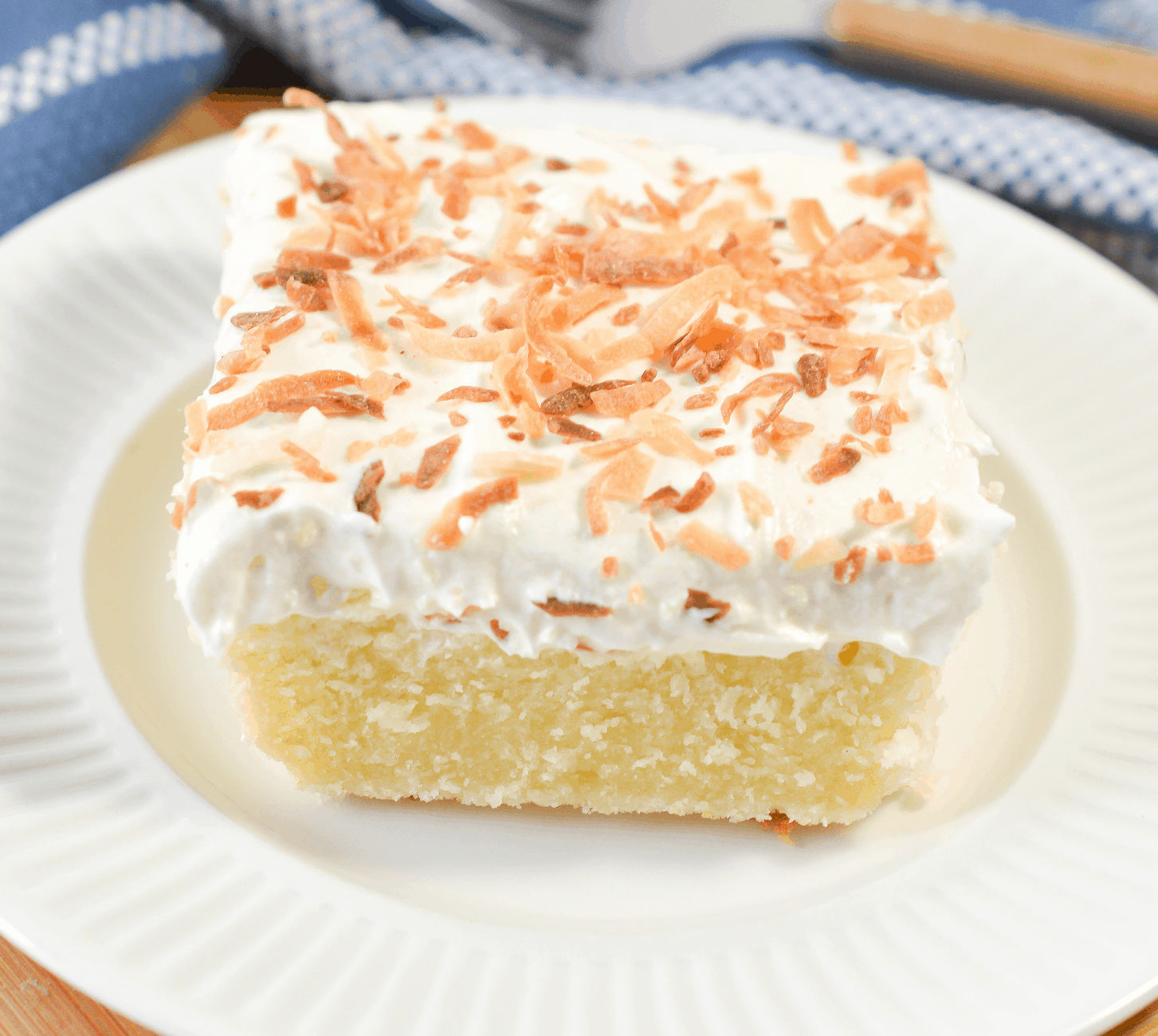 Coconut Topped Cream Cheese Sheet Cake Sweet Pea's Kitchen