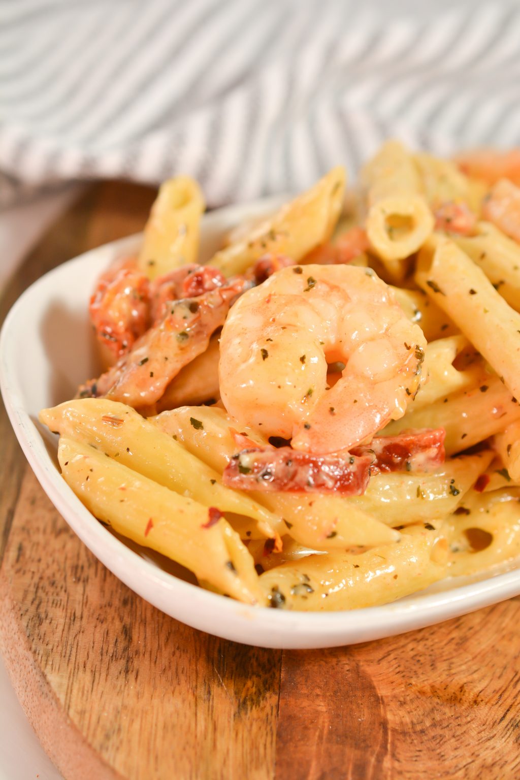 Creamy Mozzarella Shrimp Pasta Sweet Pea's Kitchen