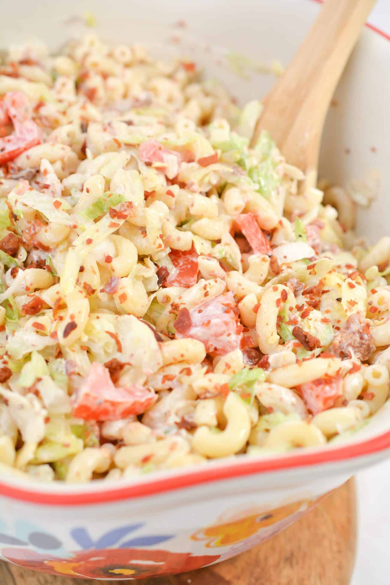 Tried and True BLT Pasta Salad - Sweet Pea's Kitchen