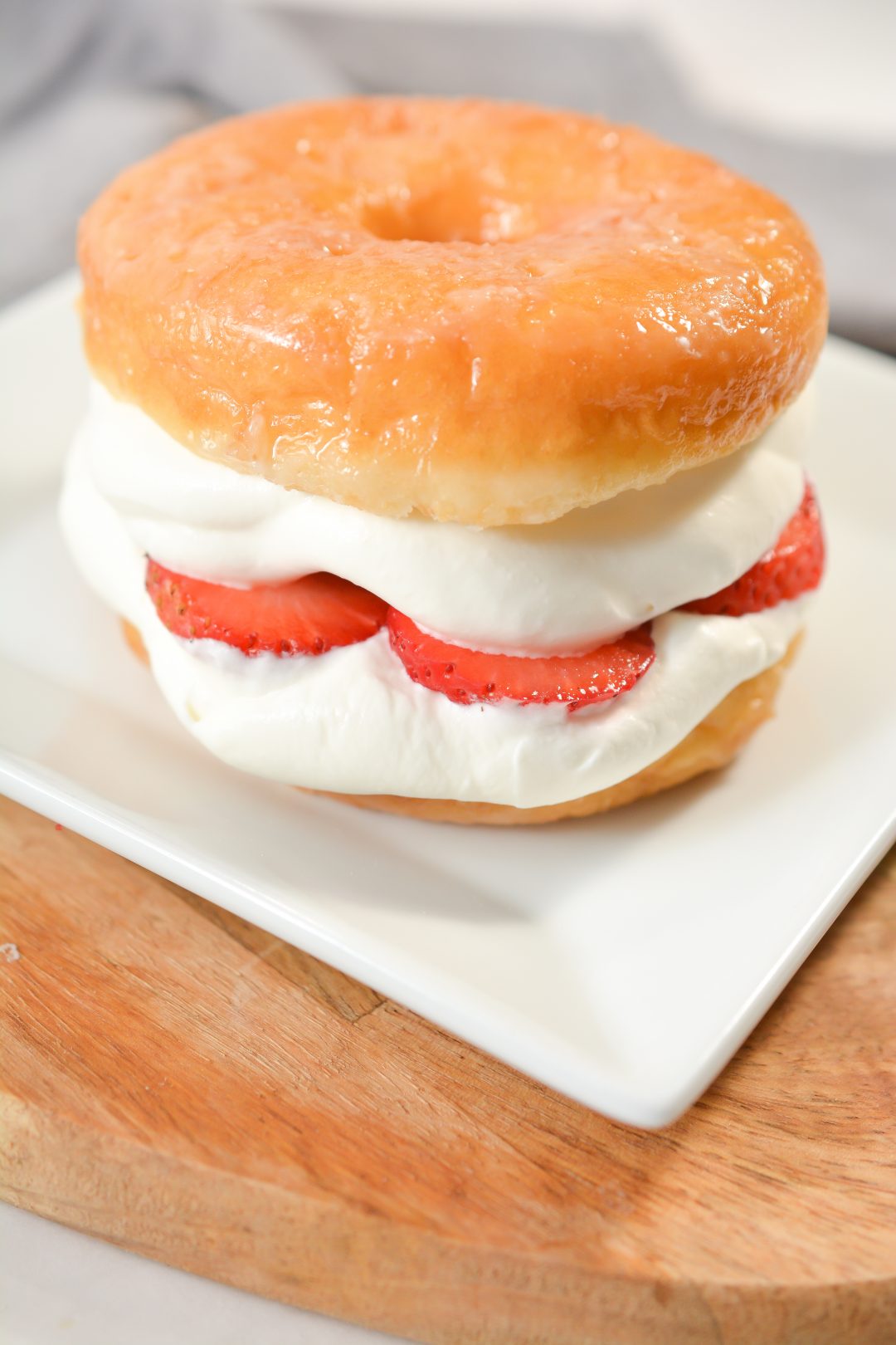 Glazed Donut Strawberry Shortcake Sweet Pea's Kitchen