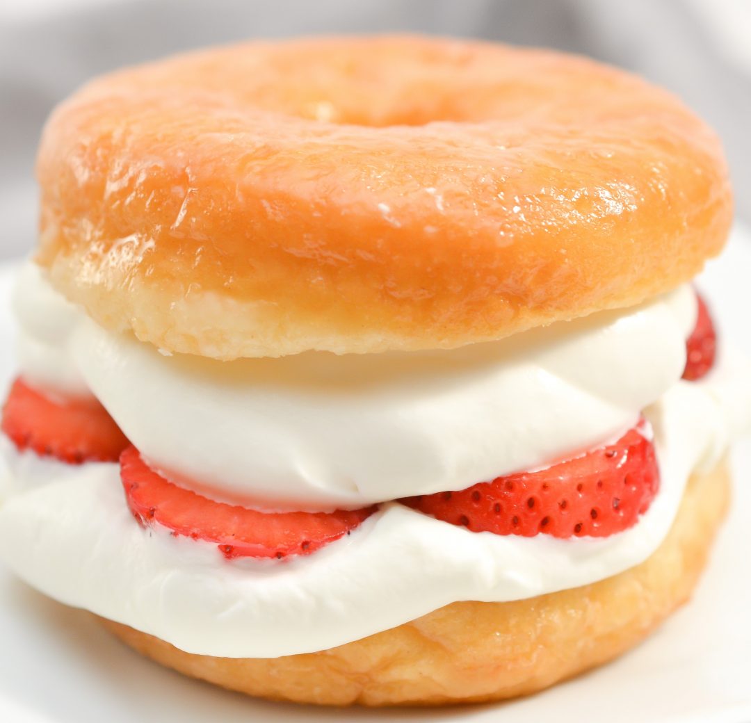 Glazed Donut Strawberry Shortcake Sweet Pea's Kitchen