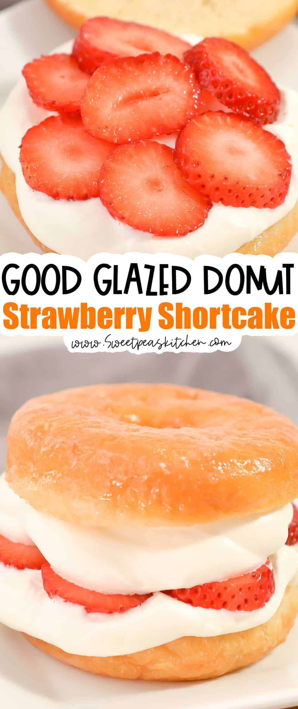 Glazed Donut Strawberry Shortcake