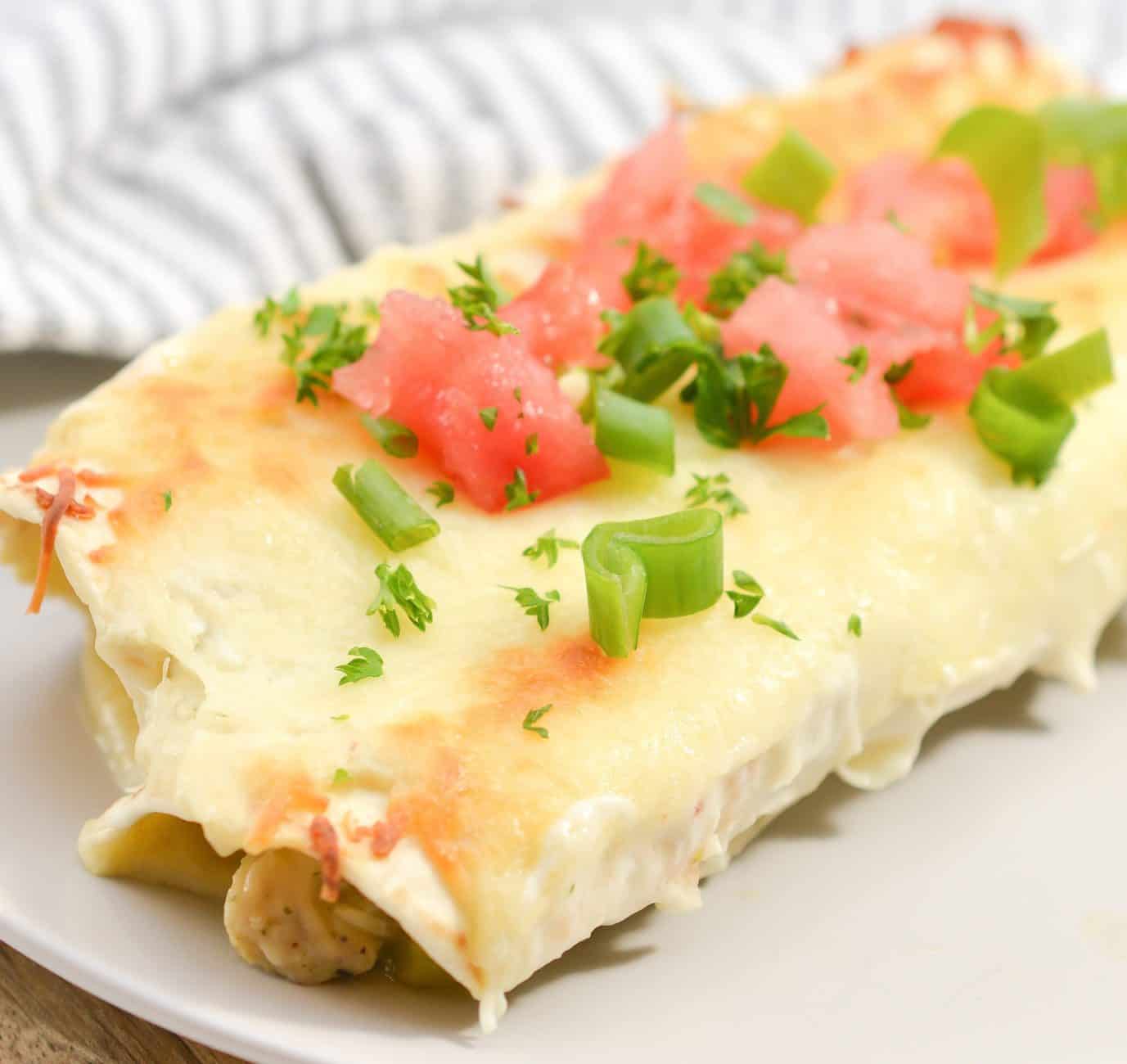 Green Chili Enchilada Chicken Bake Sweet Pea's Kitchen