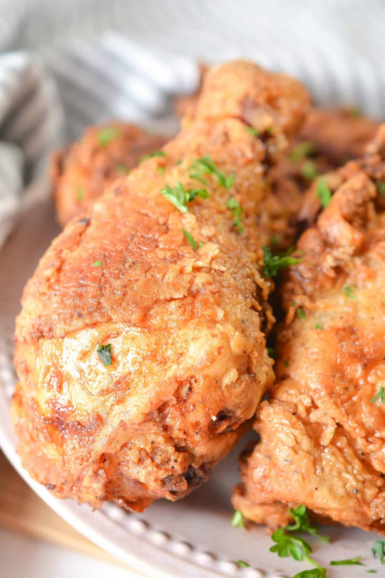 Man Catching Fried Chicken