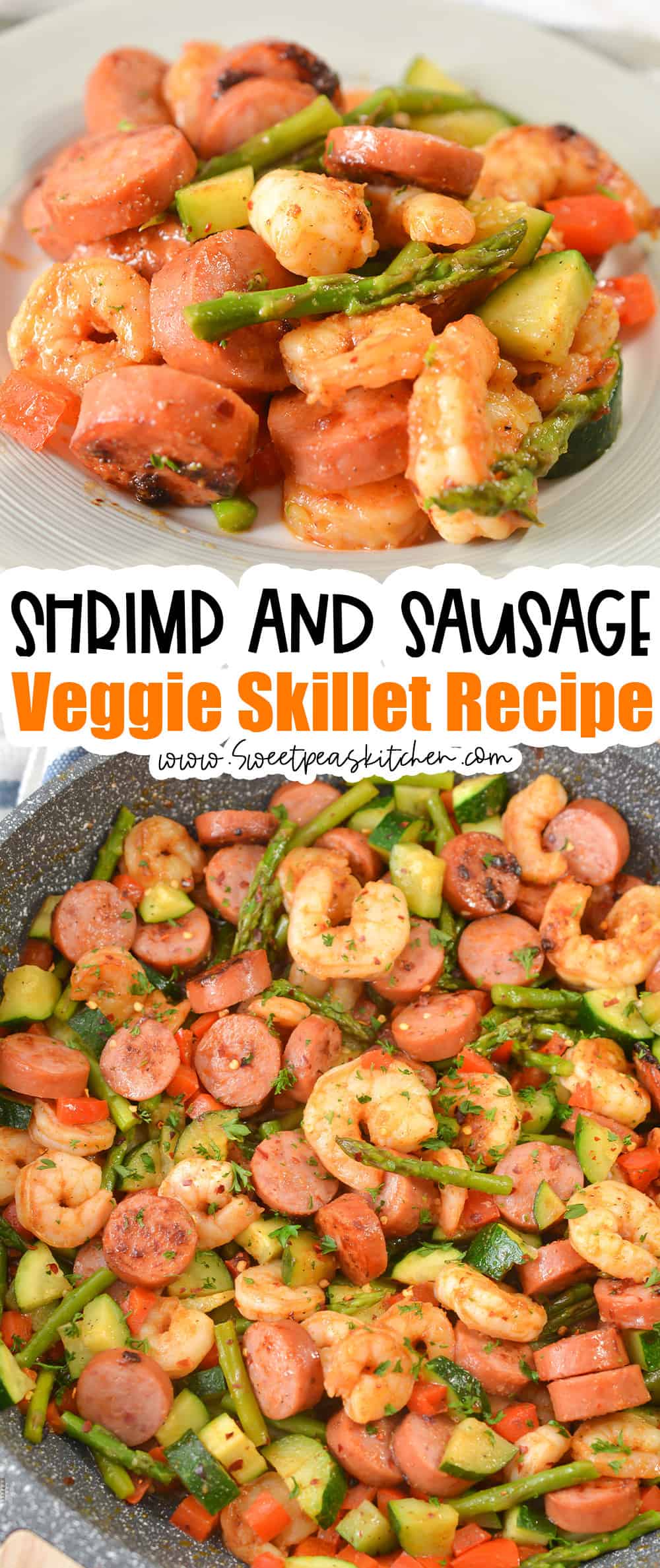 Shrimp and Sausage Veggie Skillet
