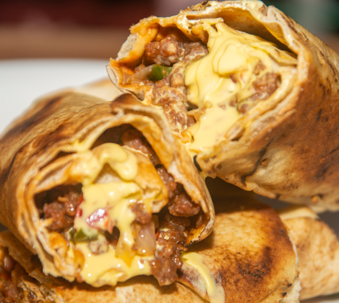 Sloppy Joe Grilled Burritos - Sweet Pea's Kitchen