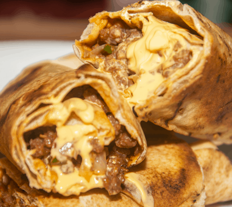 Sloppy Joe Grilled Burritos - Sweet Pea's Kitchen