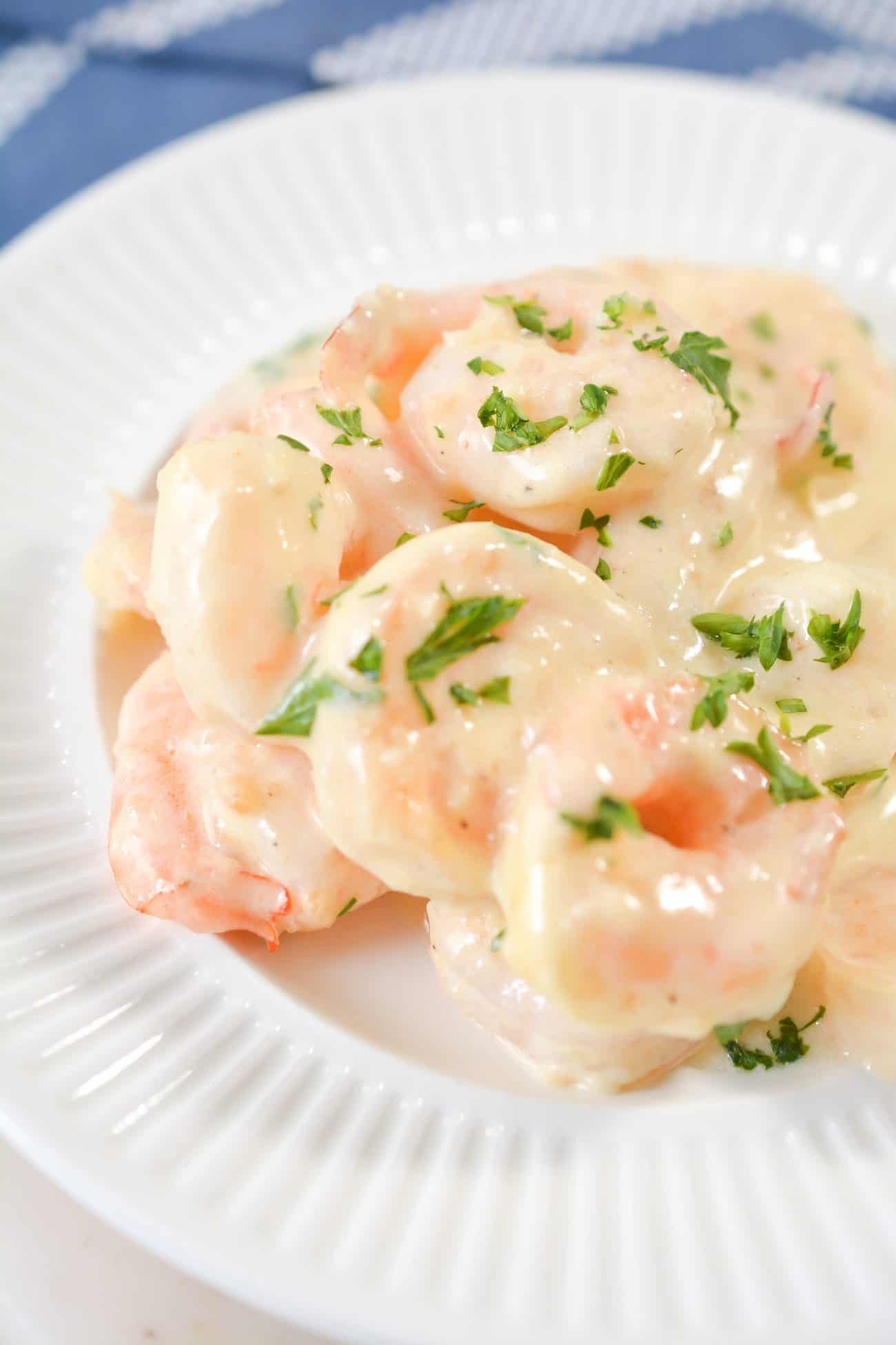 10 Minute Creamy Garlic Shrimp