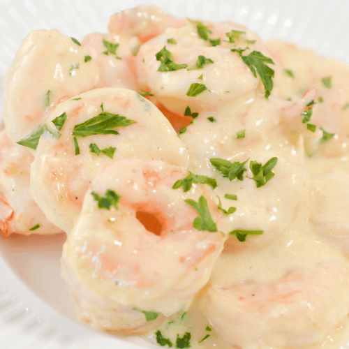 10 Minute Creamy Garlic Shrimp - Sweet Pea's Kitchen