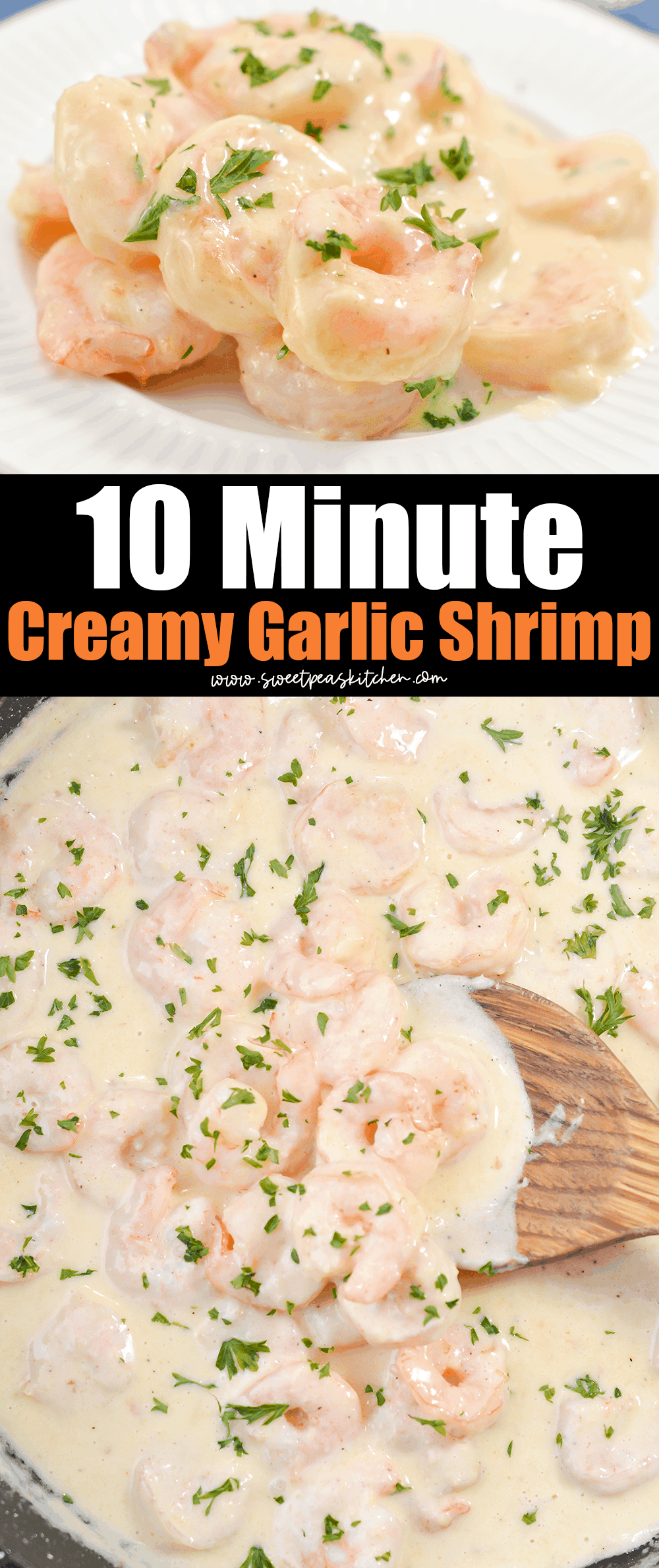 10 Minute Creamy Garlic Shrimp