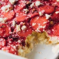 15-Minute Strawberry Angel Food Cake