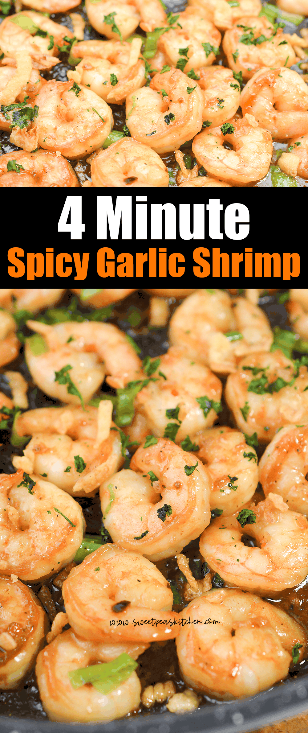 4 Minute Spicy Garlic Shrimp