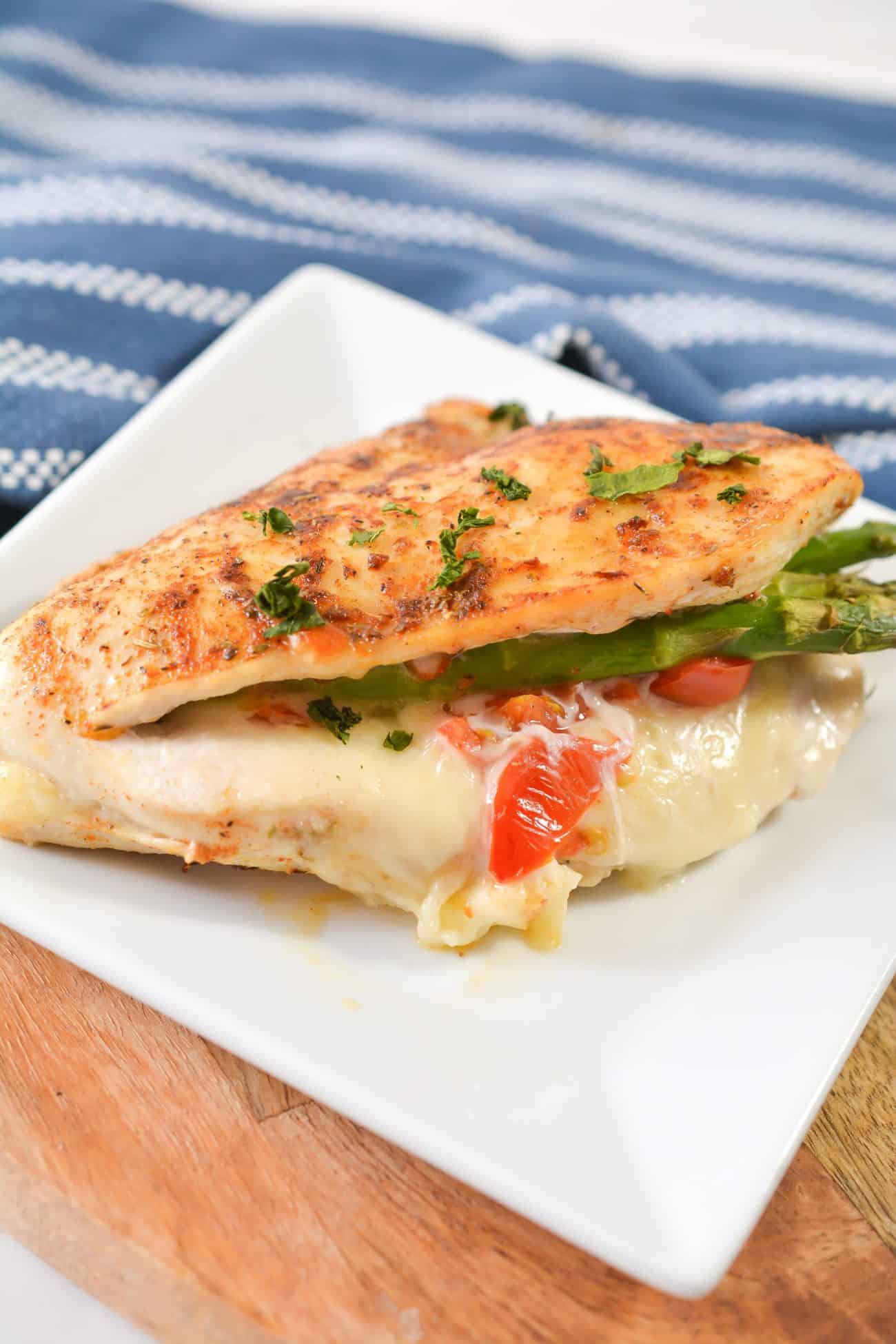 Asparagus Stuffed Chicken Breasts