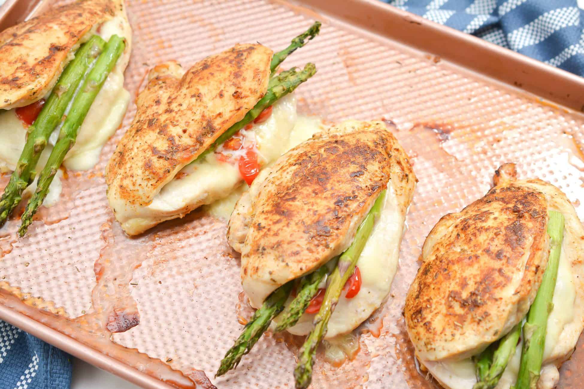 Asparagus Stuffed Chicken Breasts