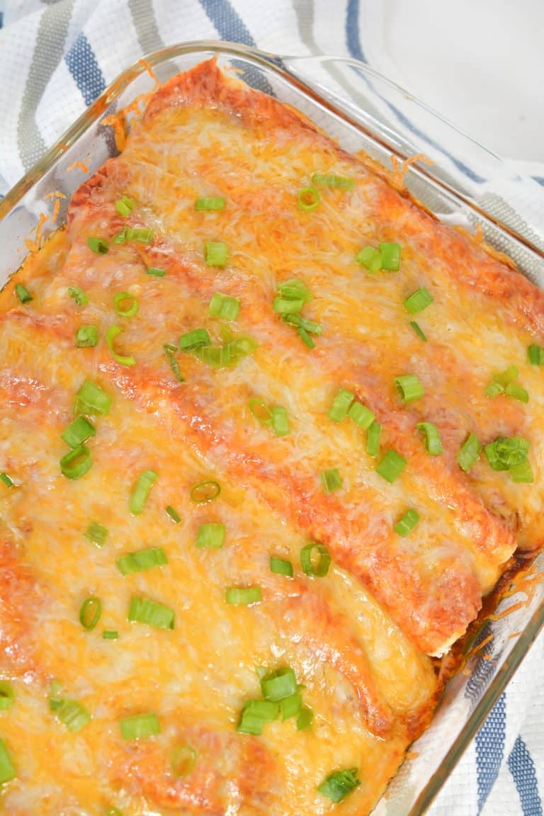 Baked Beef and Bean Enchiladas - Sweet Pea's Kitchen