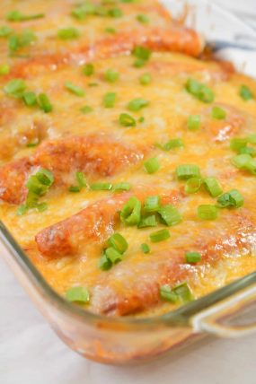 Baked Beef and Bean Enchiladas