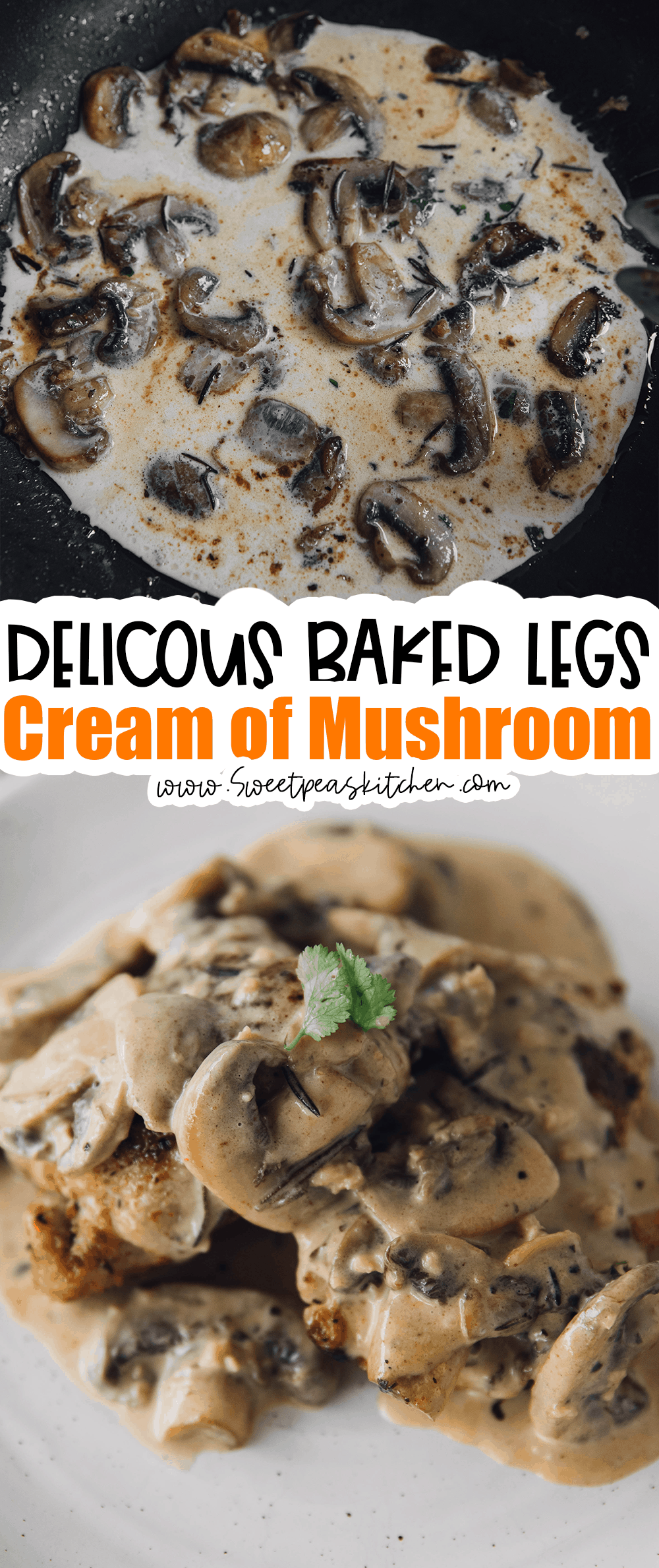 Baked Legs with Cream of Mushroom on Pinterest