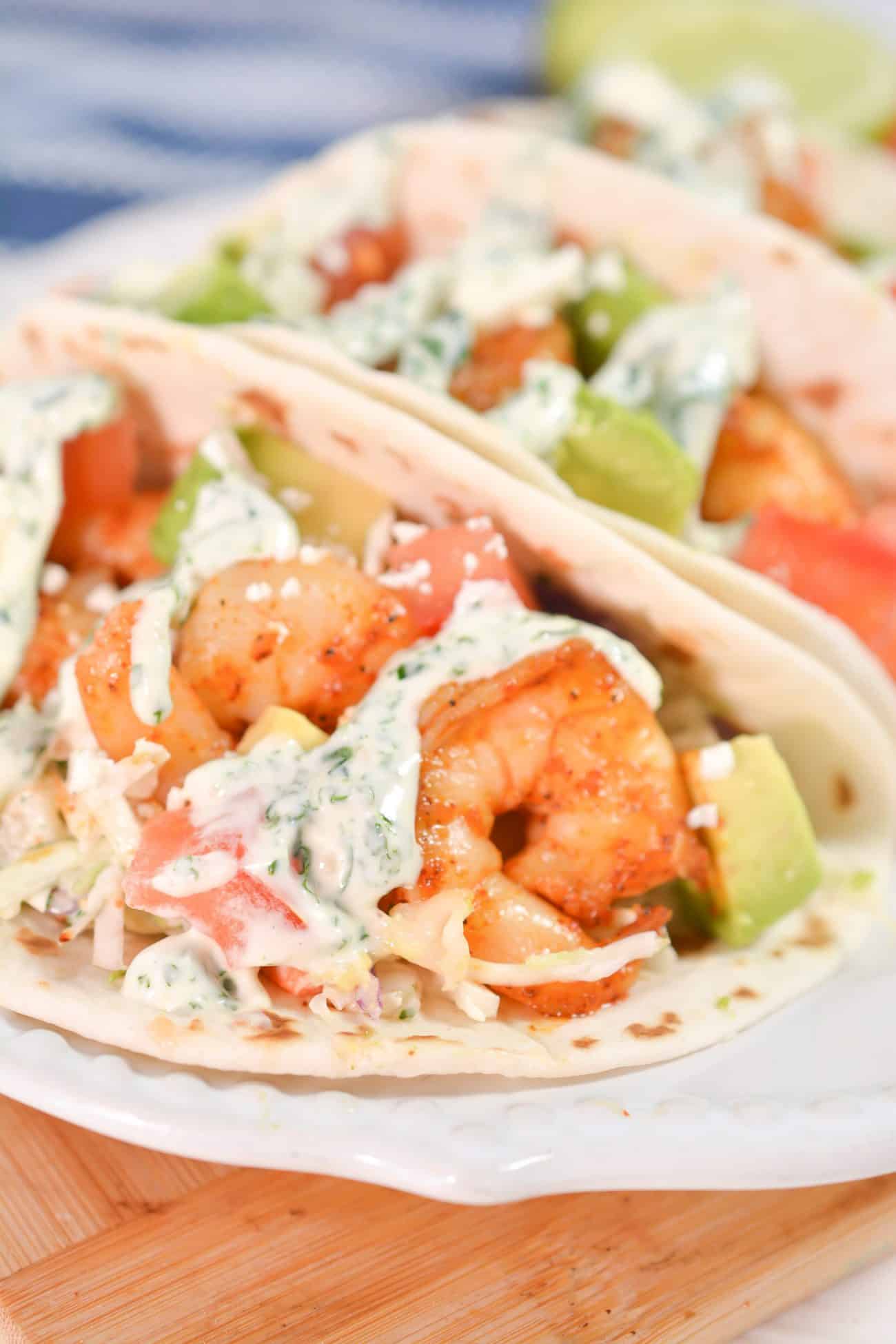 Best Ever Shrimp Tacos - Sweet Pea's Kitchen