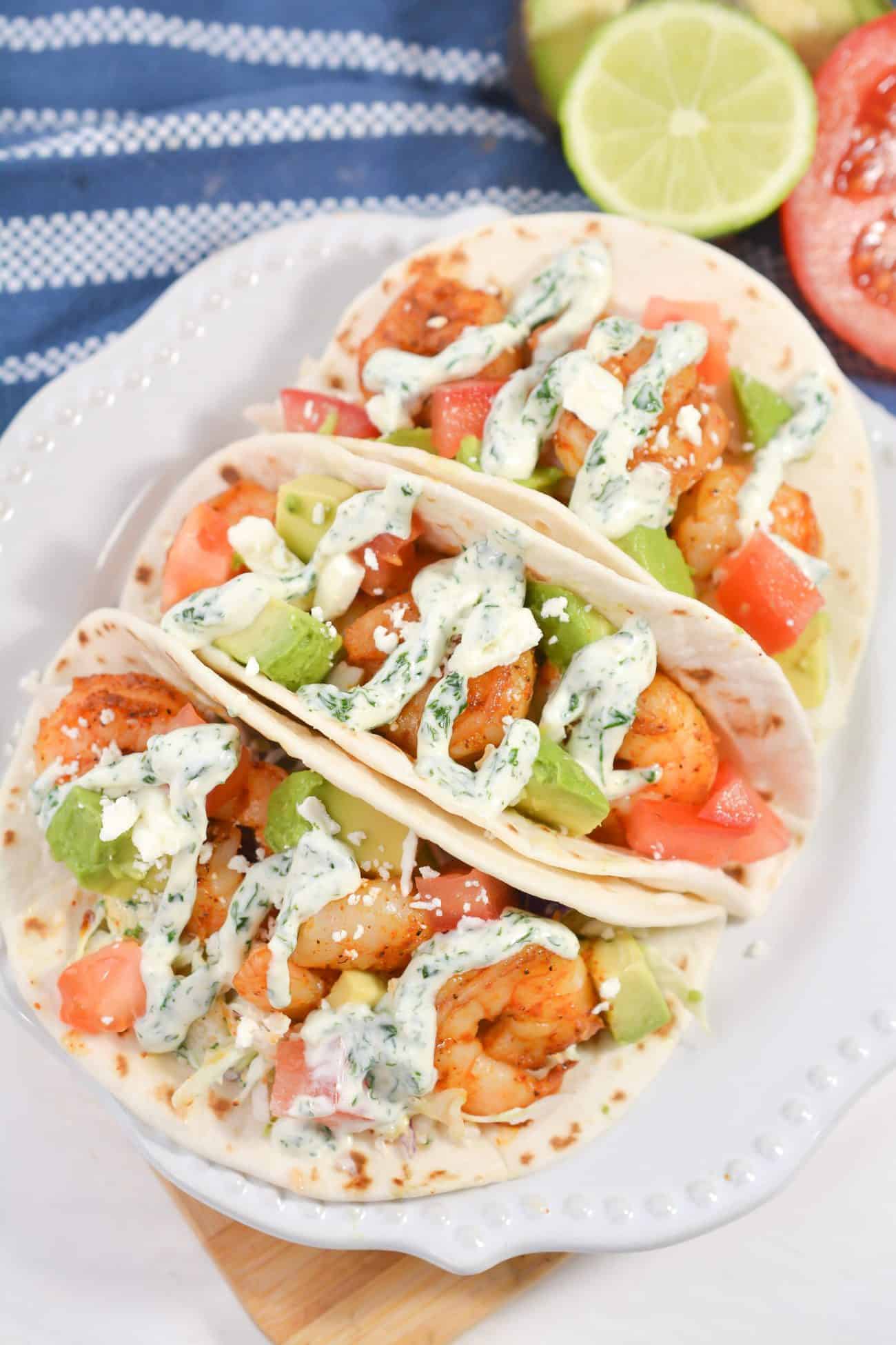 Best Ever Shrimp Tacos - Sweet Pea's Kitchen