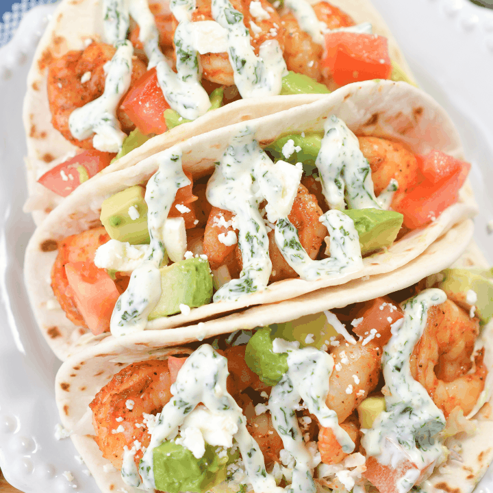 Best Ever Shrimp Tacos - Sweet Pea's Kitchen