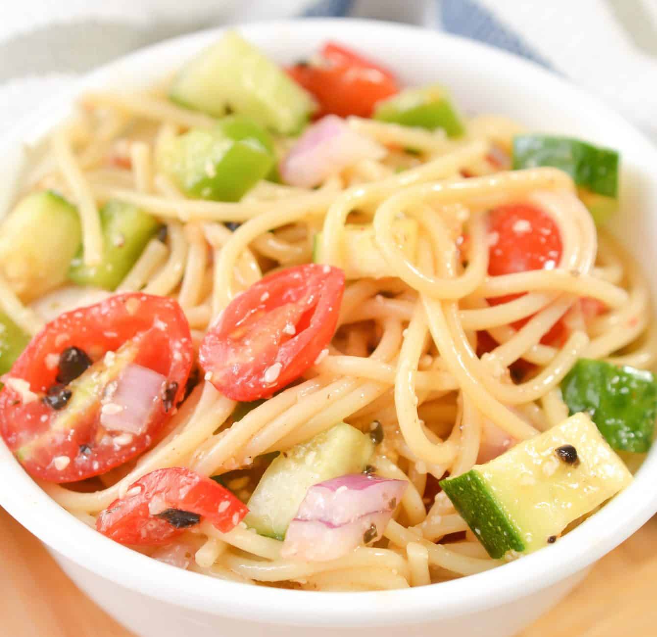 California Spaghetti Salad Sweet Pea's Kitchen