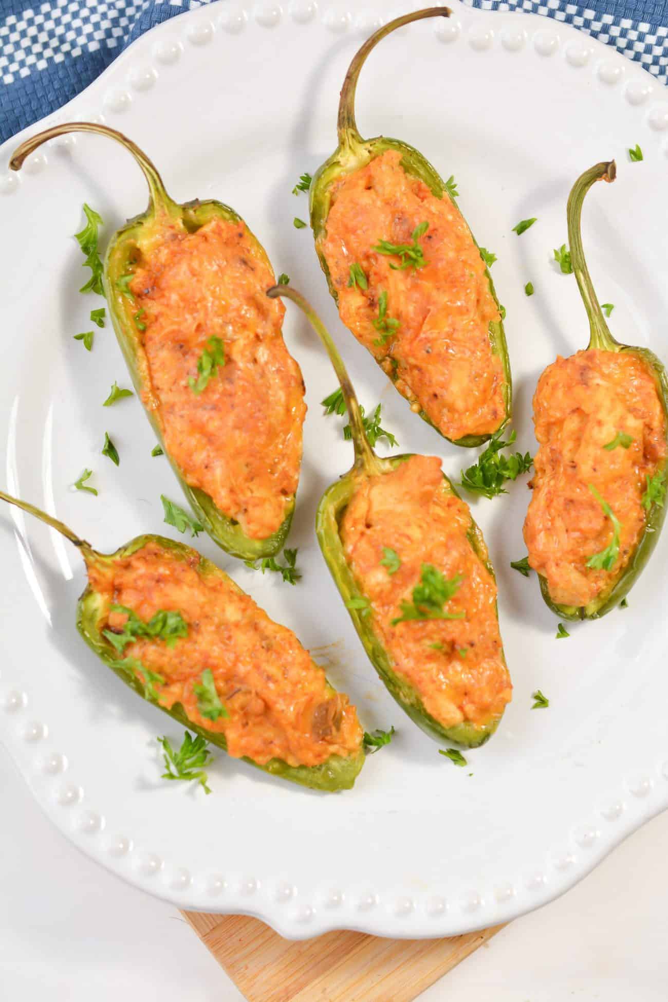 Chicken Stuffed Jalapenos Sweet Pea's Kitchen