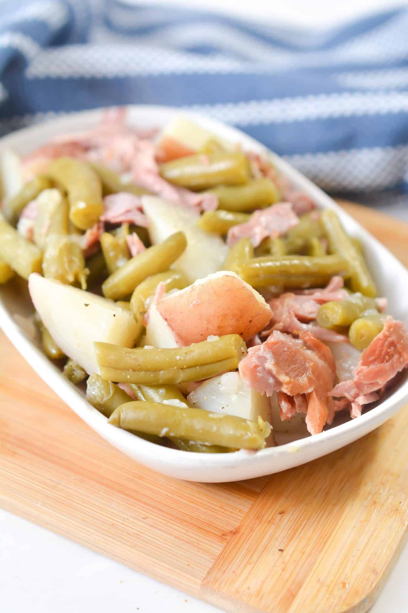 Country Style Green Beans with Red Potatoes Sweet Pea's