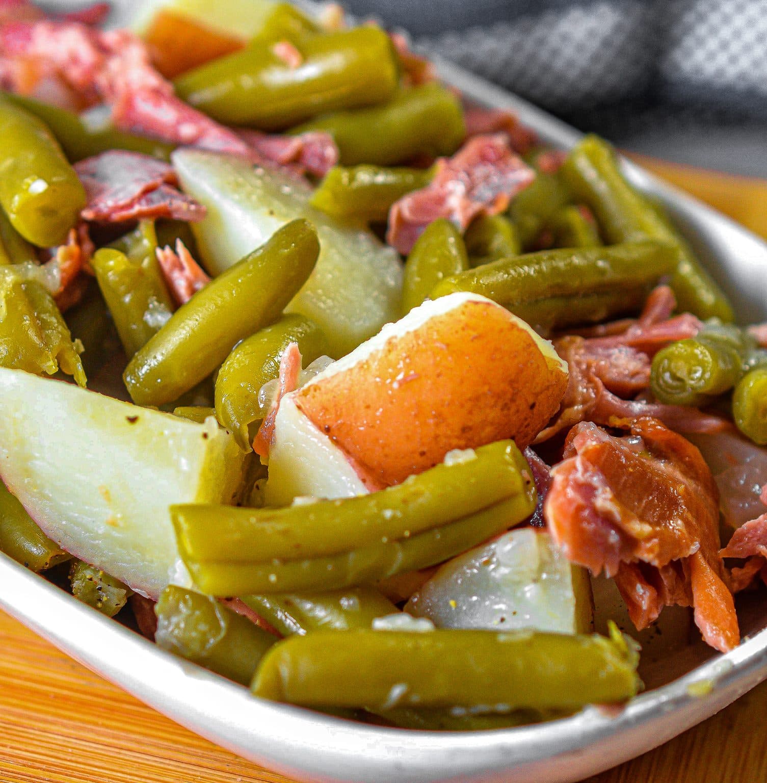 Country Style Green Beans with Red Potatoes Sweet Pea's Kitchen
