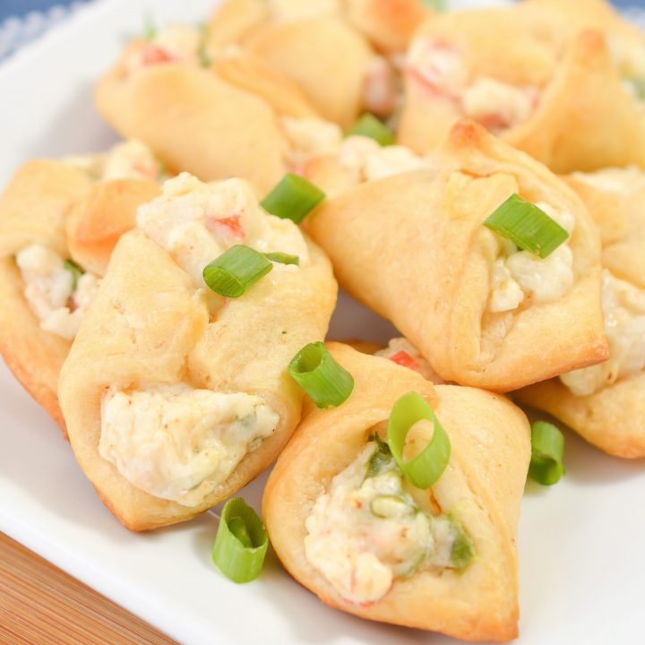 Crab and Cream Cheese Filled Crescent Rolls