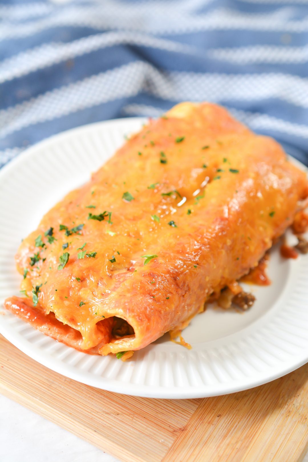 Easy Cheesy Ground Beef Enchiladas Sweet Pea's Kitchen