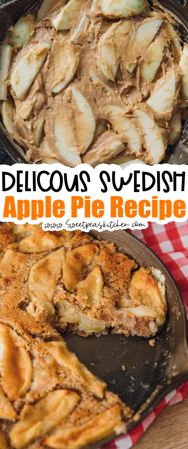 Easy Swedish Apple Pie - Sweet Pea's Kitchen