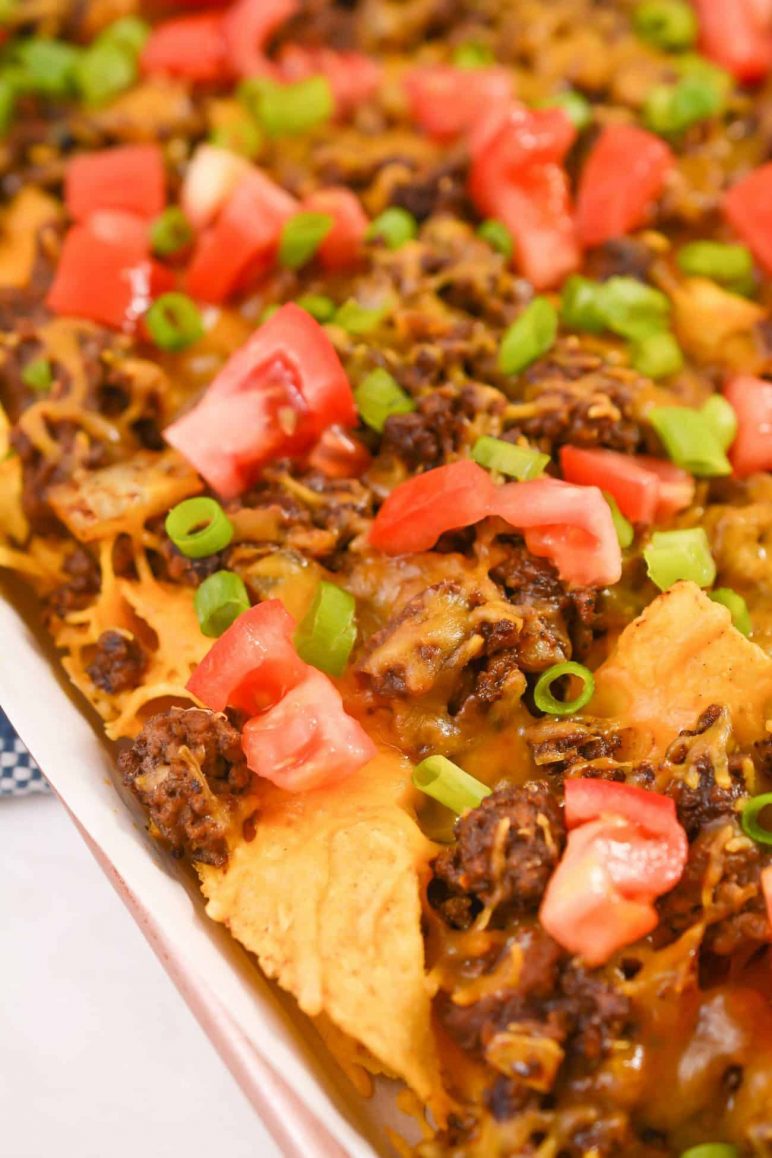 Ultimate Spicy Beef Nachos - Sweet Pea's Kitchen