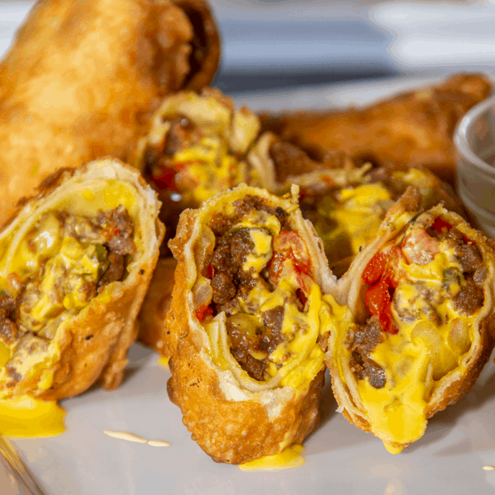 Nacho Egg Rolls - Sweet Pea's Kitchen