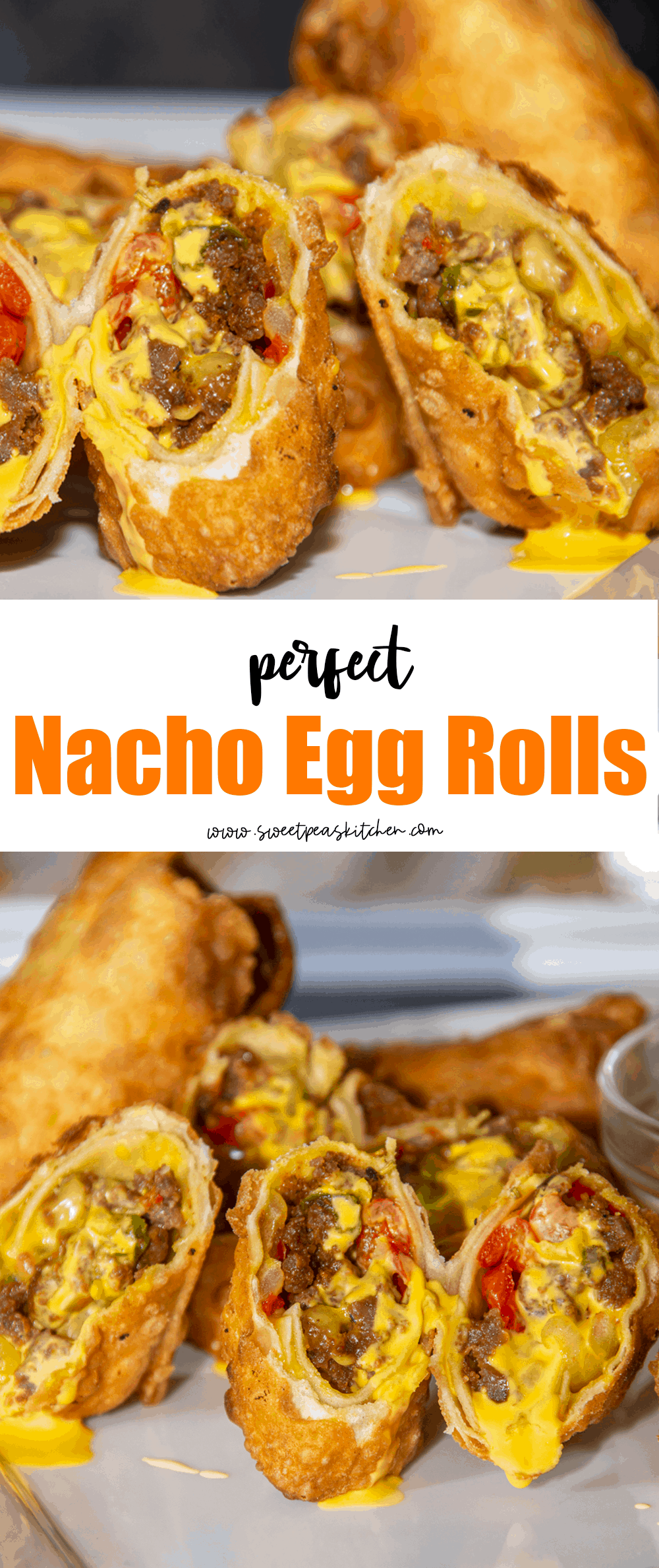 Nacho Egg Rolls on Pinterest