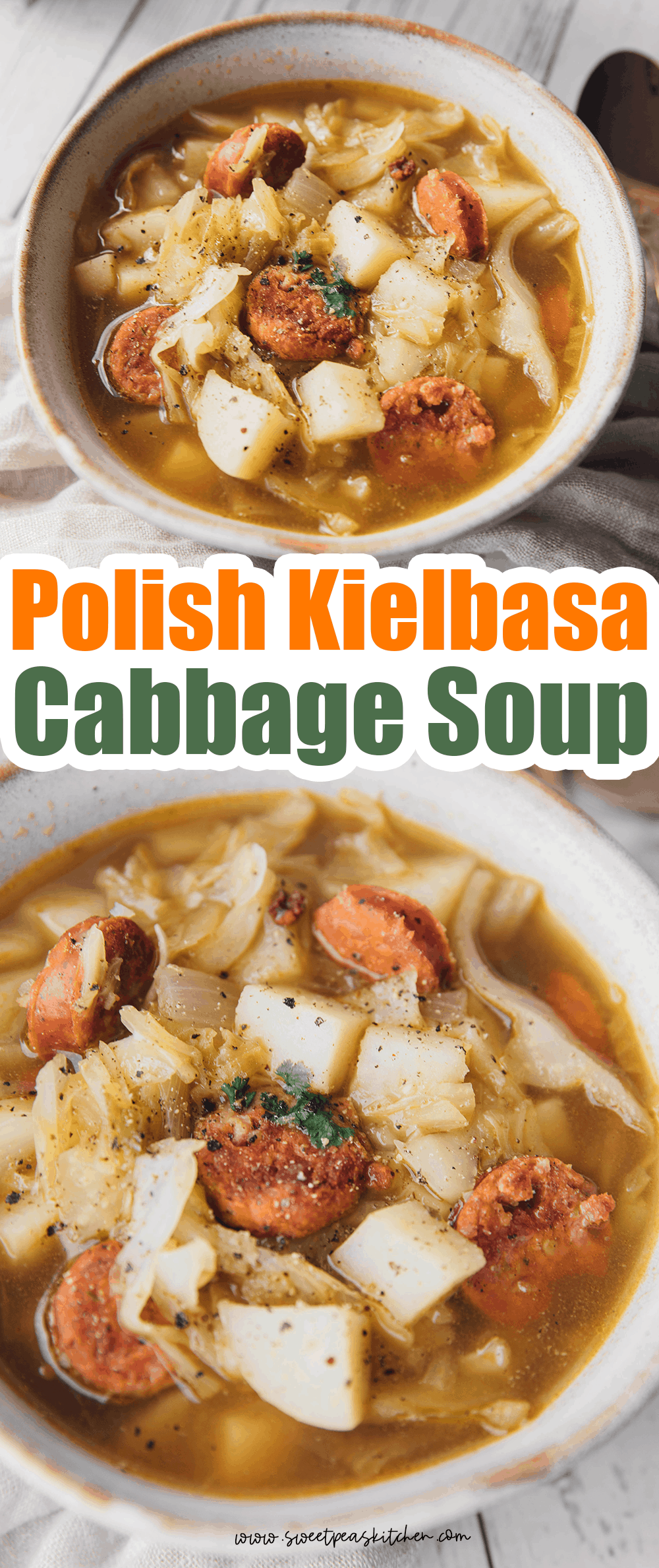Polish Kielbasa and Cabbage Soup