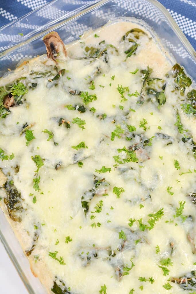Spinach Chicken and Mushroom - Sweet Pea's Kitchen