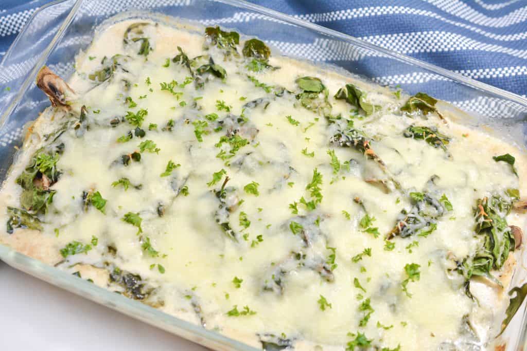 Spinach Chicken and Mushroom - Sweet Pea's Kitchen