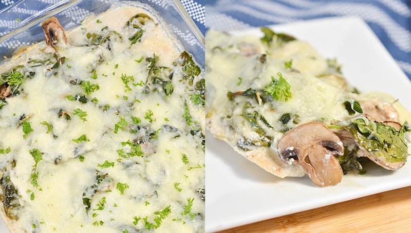 Spinach Chicken and Mushroom - Sweet Pea's Kitchen