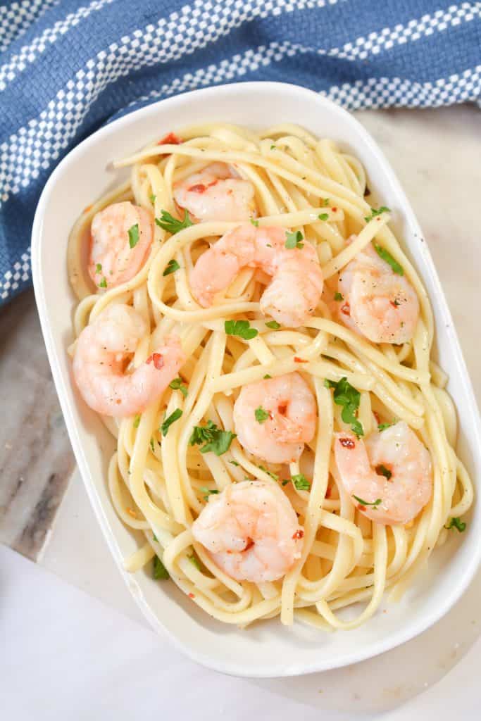 Baked Shrimp Linguini - Sweet Pea's Kitchen