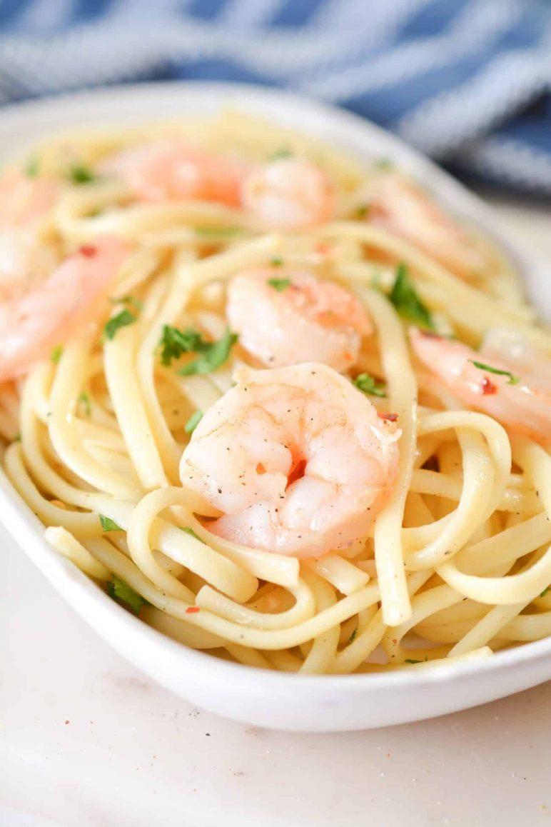 Baked Shrimp Linguini - Sweet Pea's Kitchen