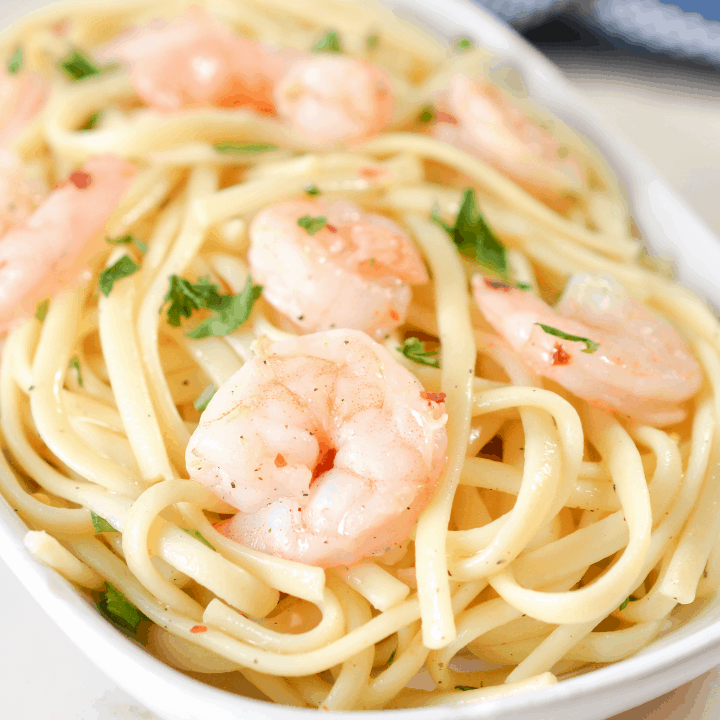 Baked Shrimp Linguini - Sweet Pea's Kitchen