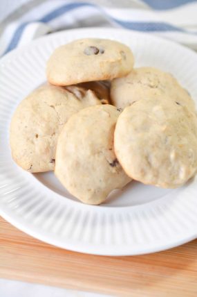 Banana Chocolate Chip Cookies