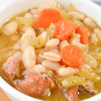 Beans Cooked with Ham Hocks