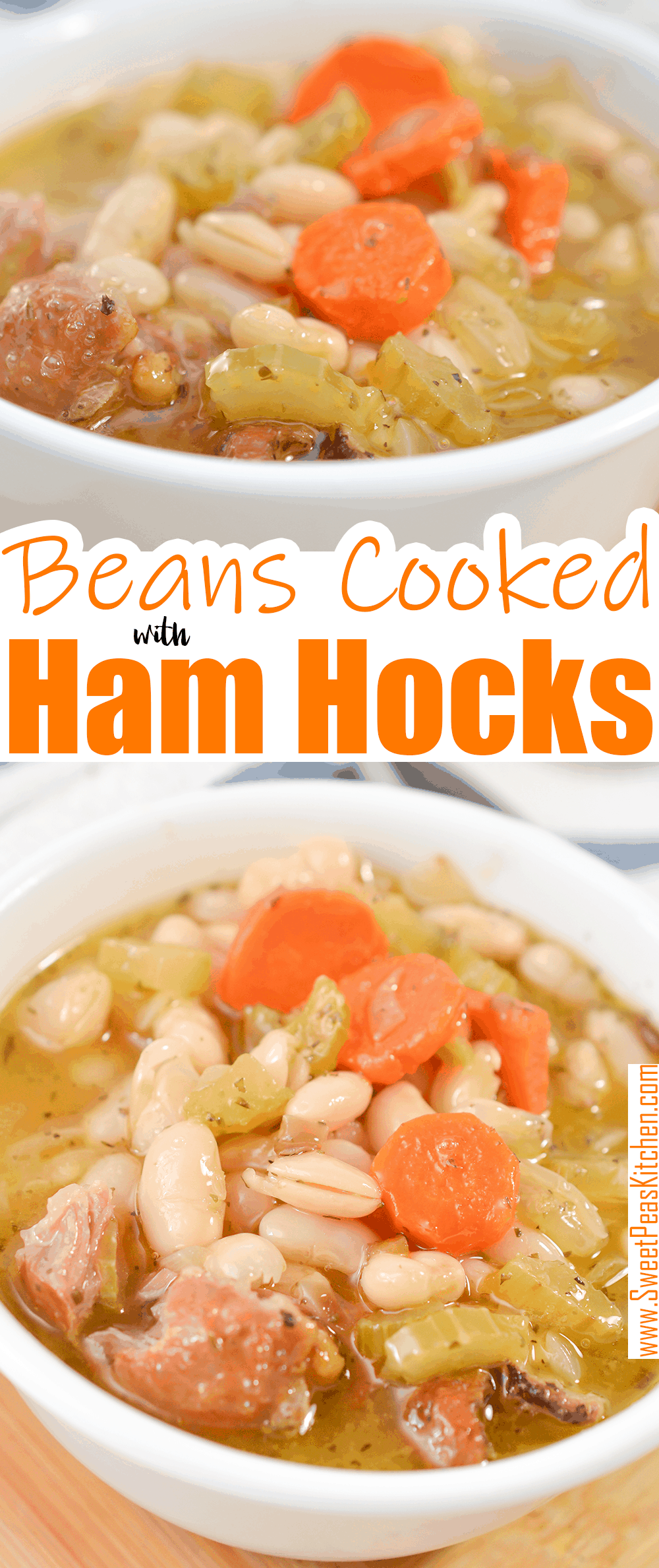 Beans Cooked with Ham Hocks